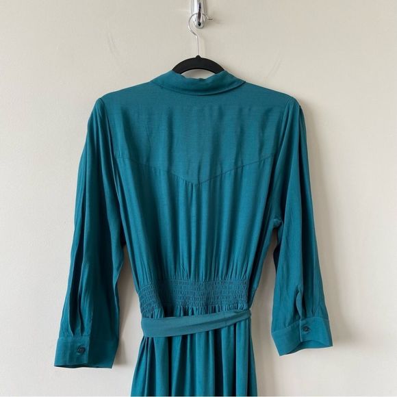 mbyM-Malinas Kaira Tied Maxi Shirt Dress - Picture 8 of 13